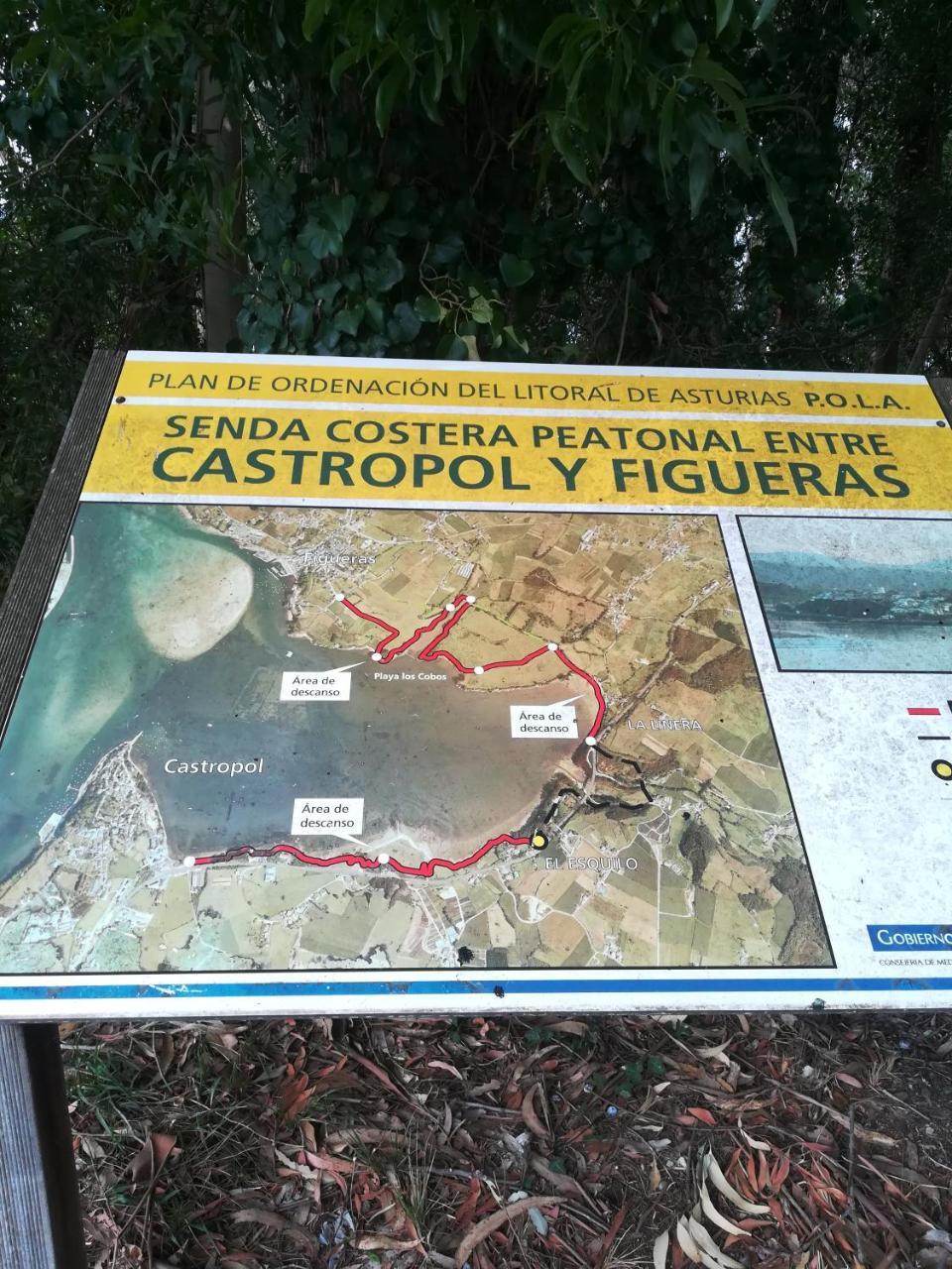Apartamentos lagunas Castropol Bagian luar foto